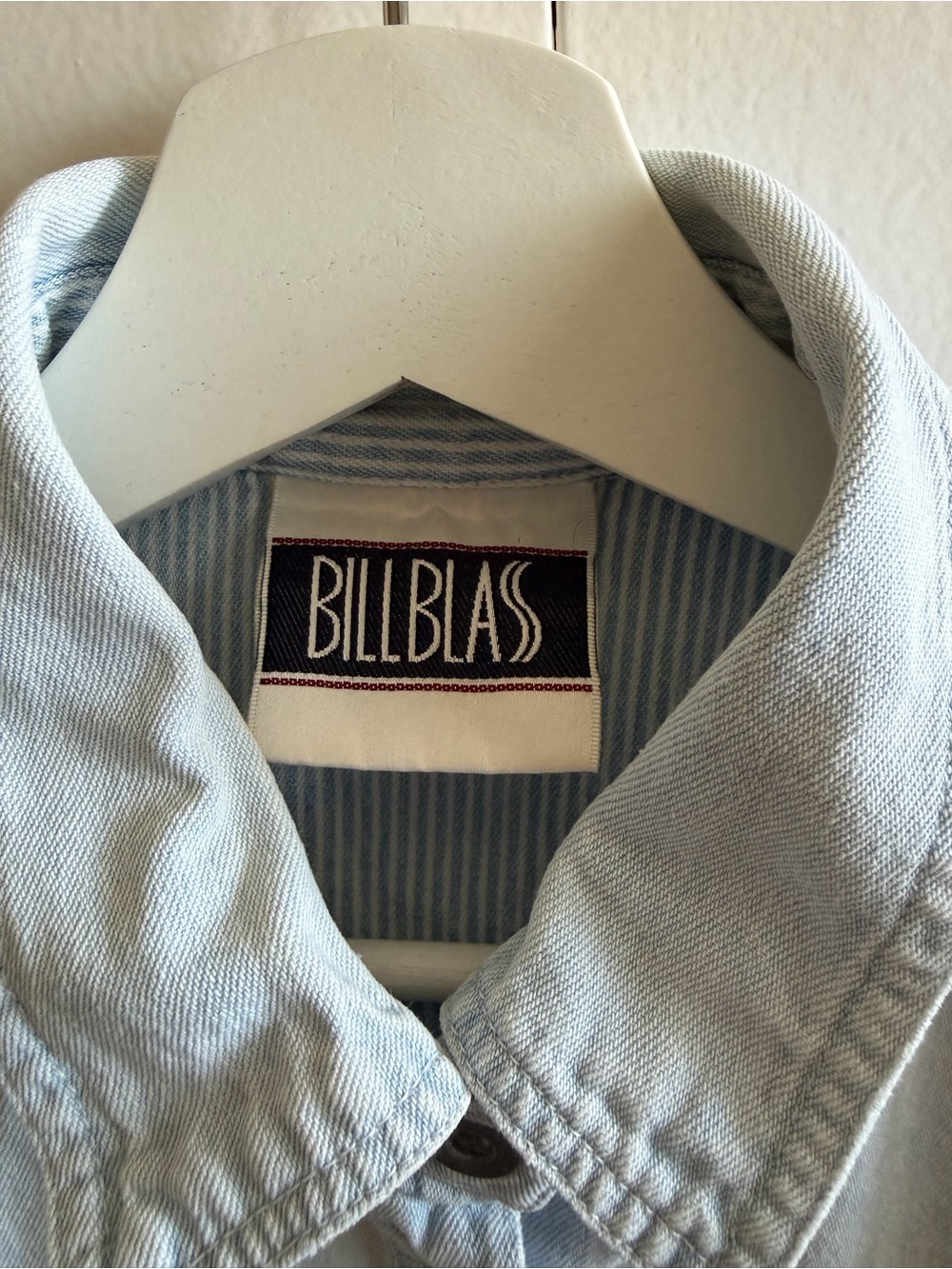 Vintage Bill Blass Denim Shirt, M